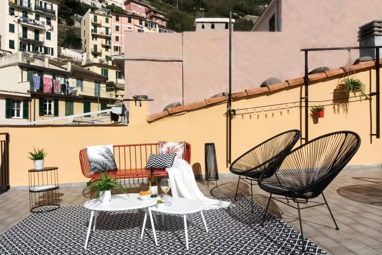 Ca Vivaldi Penthouse 5Terreparco Daire Riomaggiore Dış mekan fotoğraf