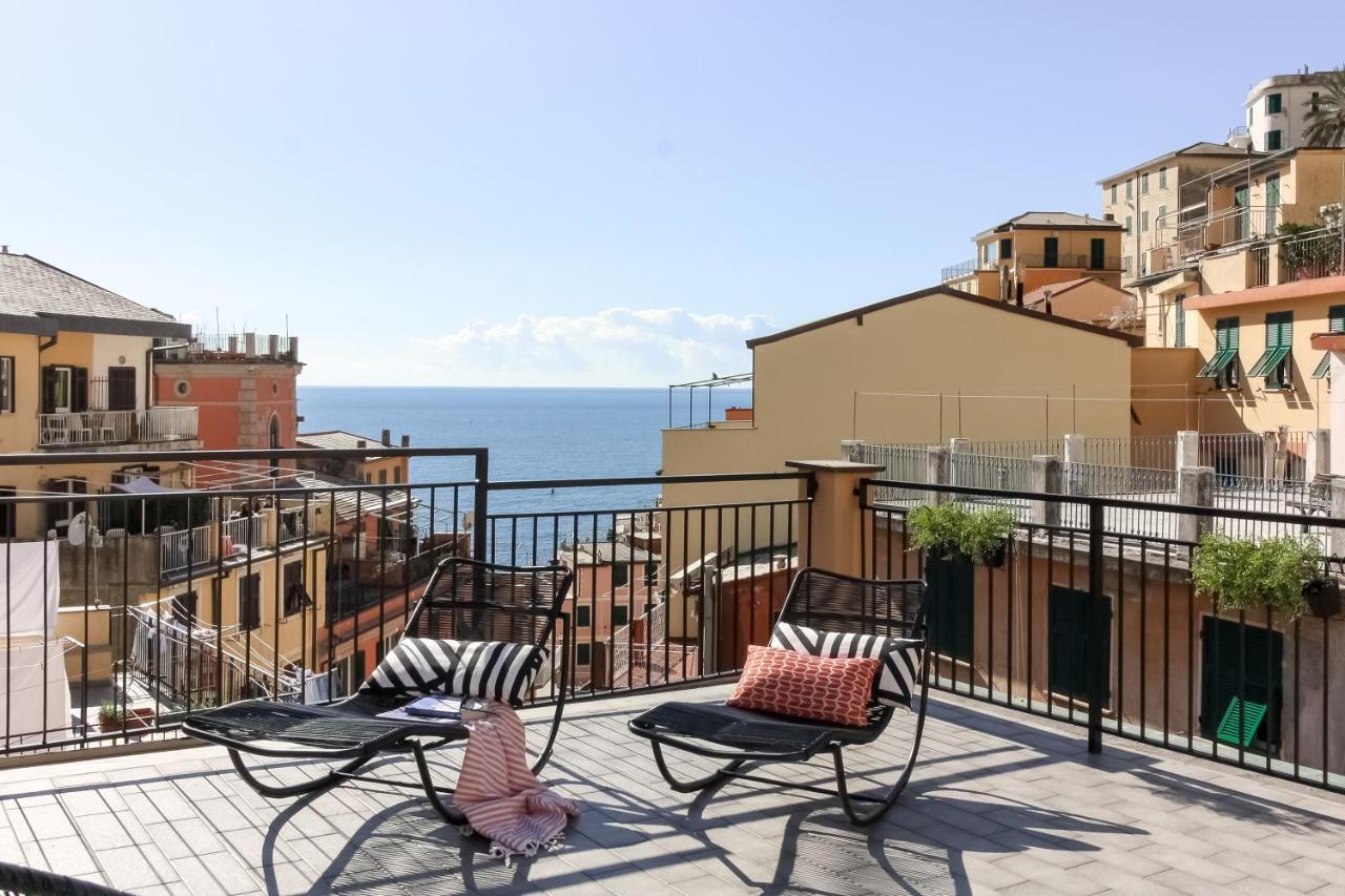 Ca Vivaldi Penthouse 5Terreparco Daire Riomaggiore Dış mekan fotoğraf