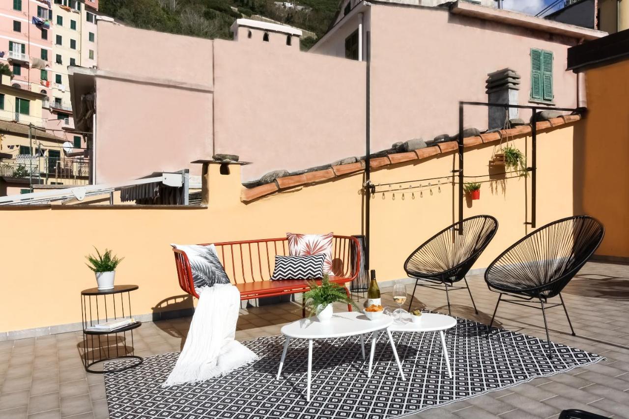 Ca Vivaldi Penthouse 5Terreparco Daire Riomaggiore Dış mekan fotoğraf